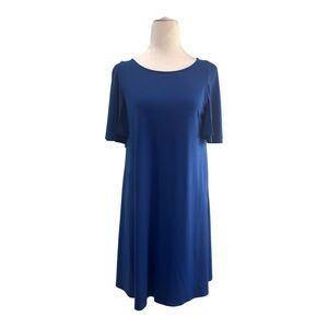 Calvin Klein Royal Blue A Line Dress, Size 2